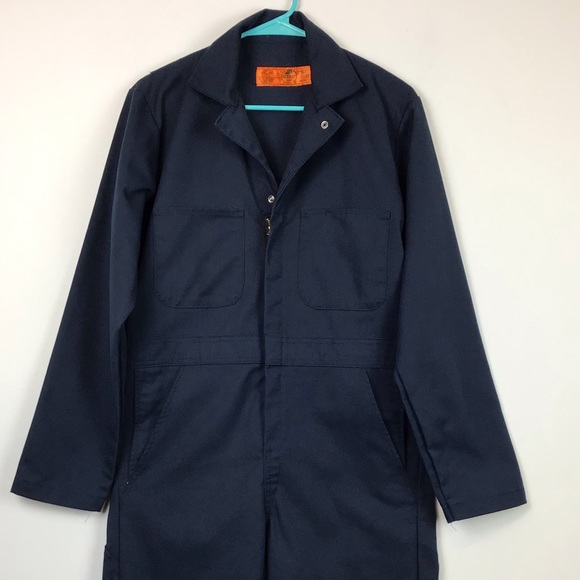 Red Kap Other - Men’s Work Long Sleeve Coverall, 36 size